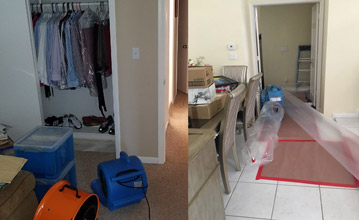 home flooding repair and damage control. Carpet drying and cleaning by professional home repair and restoration services in Miami and Florida Keys by AAA American Restoration.